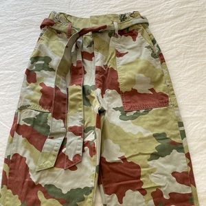 Camo cargo pants